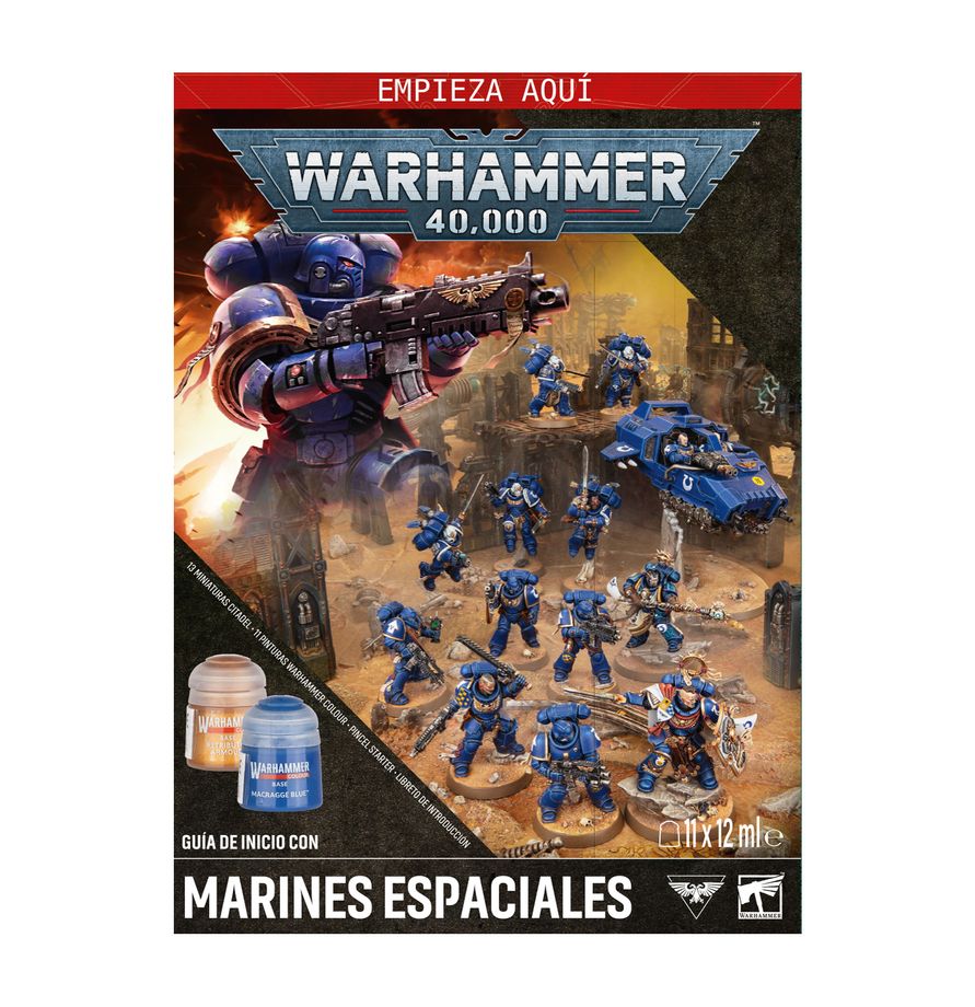 Warhammer 40,000: Guía de inicio con Marines Espaciales
