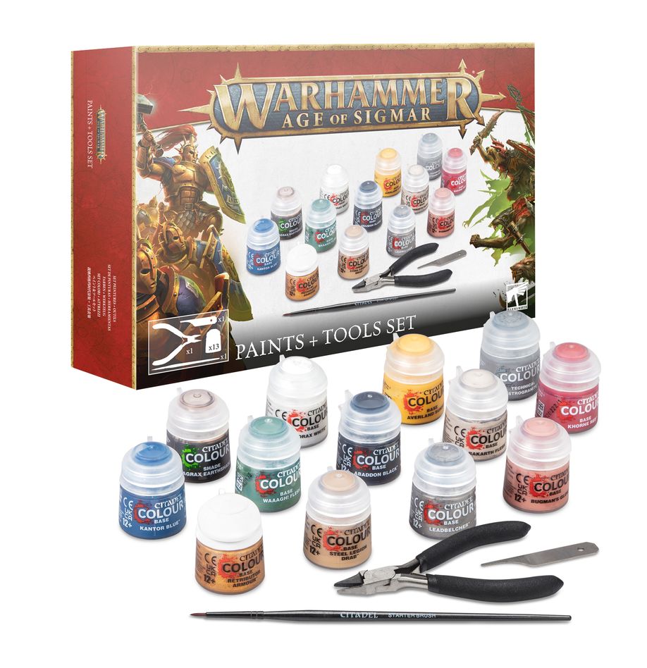 Set de Pinturas y Herramientas: Age of Sigmar