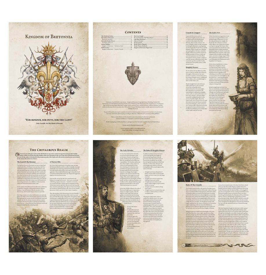 Arcane Journal: Reino de Bretonia (Inglés)