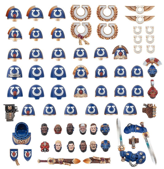 Pack de Mejoras y Calcomanias: Ultramarines