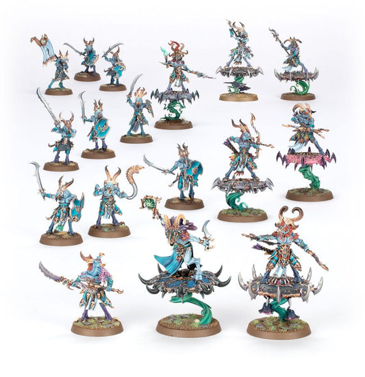 Punta de lanza de Discípulos de Tzeentch: Bandada de guerra Tzaangor