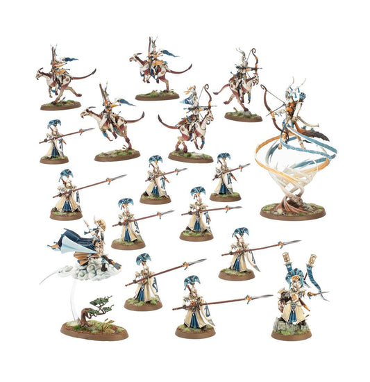 Punta de lanza de Lumineth Soberanos: Vanguardia Hurakan