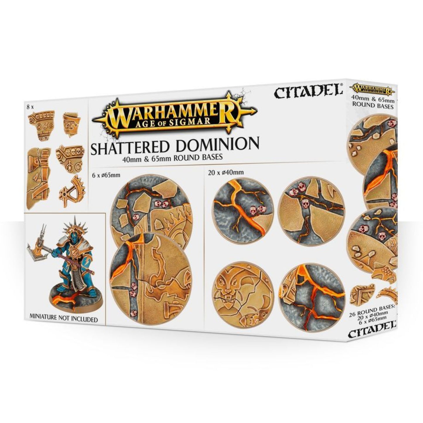 Peanas redondas: Shattered Dominion 40 y 65 mm