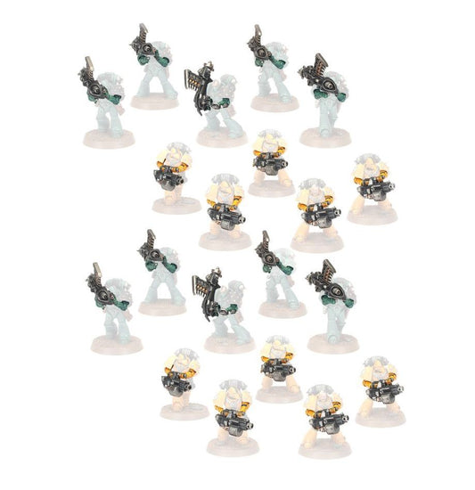 Ensemble d'armes lourdes : lance-missiles et bolter lourd