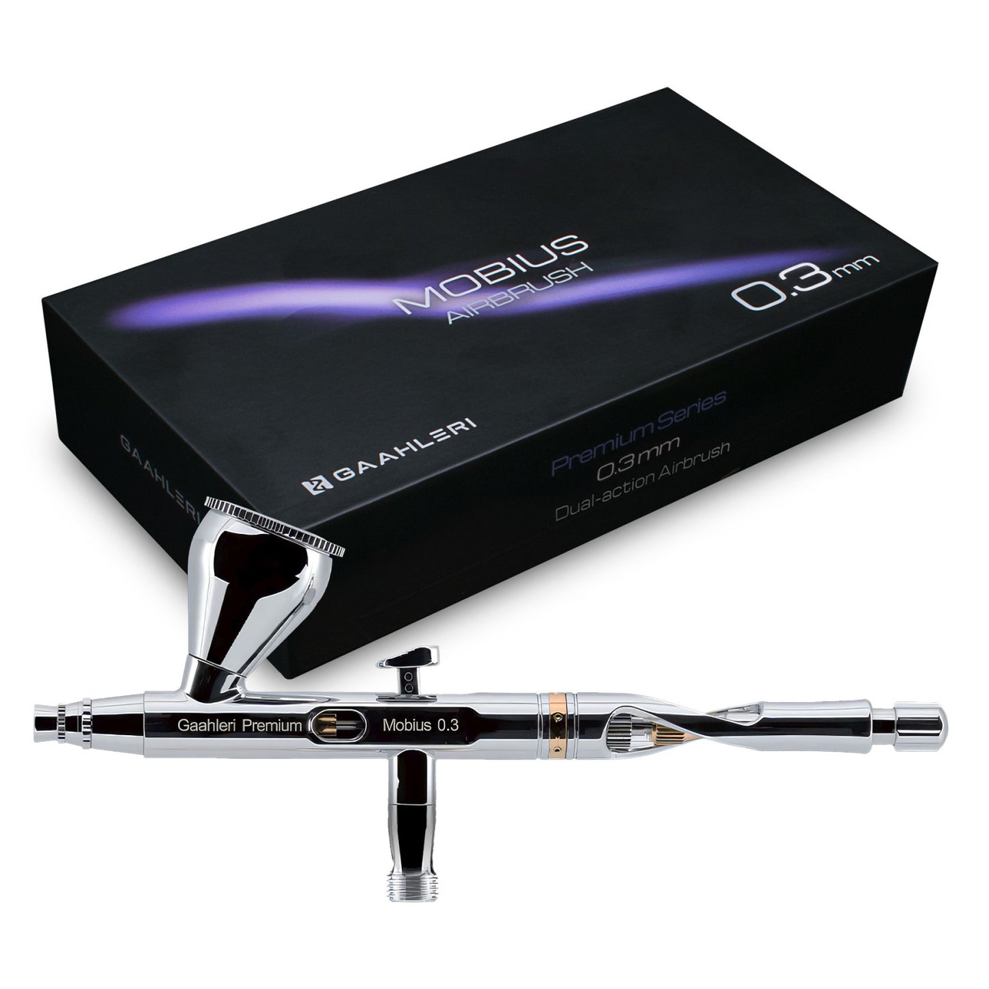 Aerógrafo Premium Series GHPM-Mobius 0.3 mm