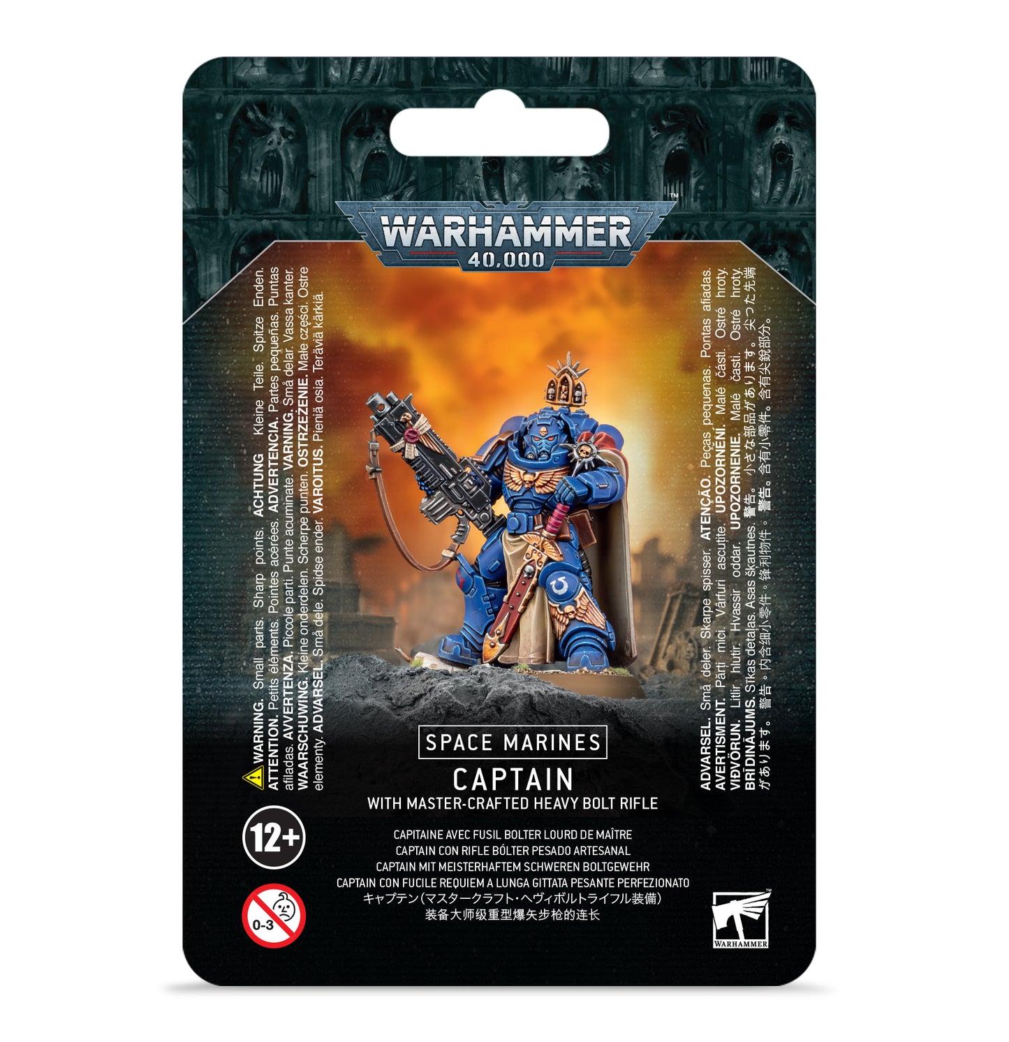 Capitán con Rifle Bolter Artesanal