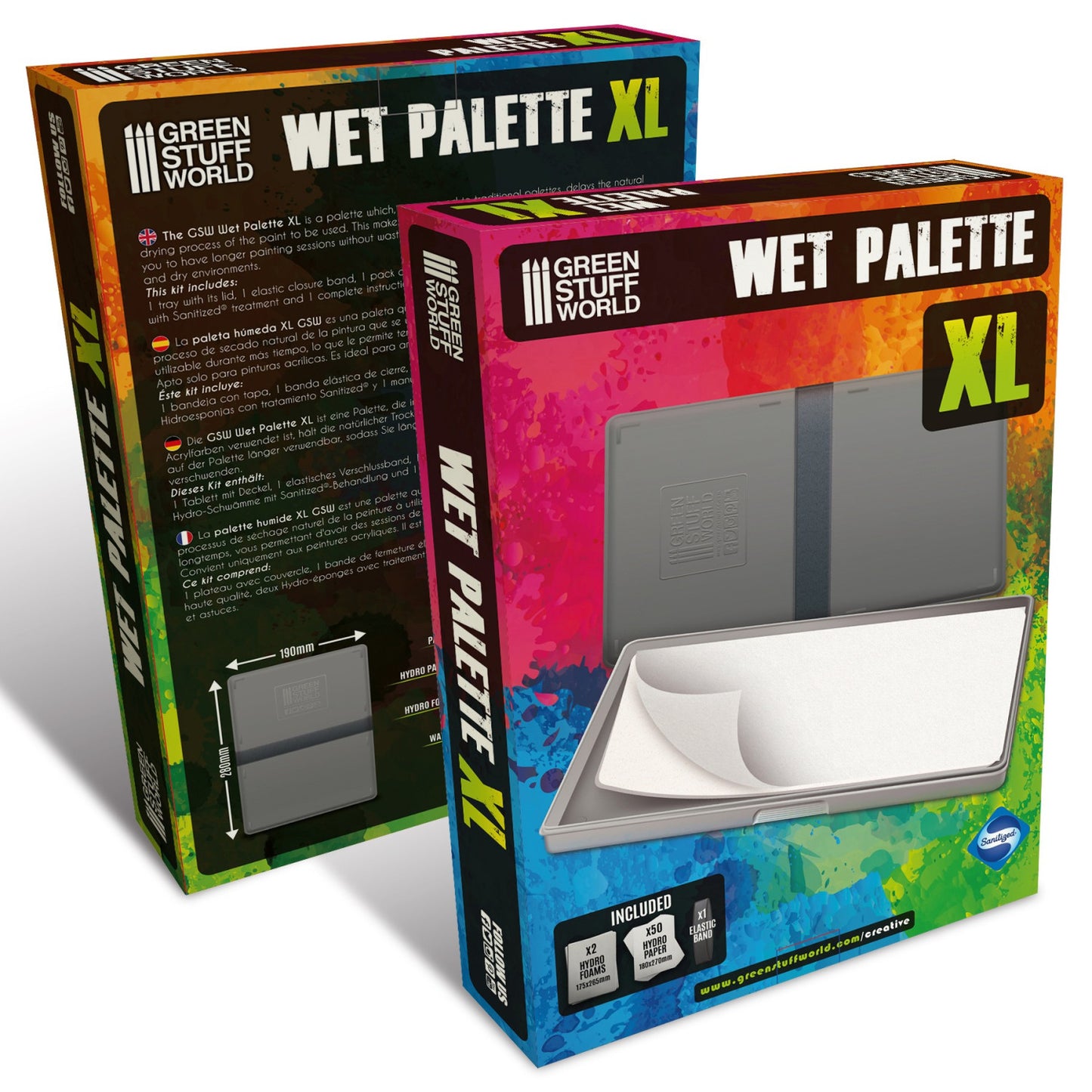 Paleta Humeda XL