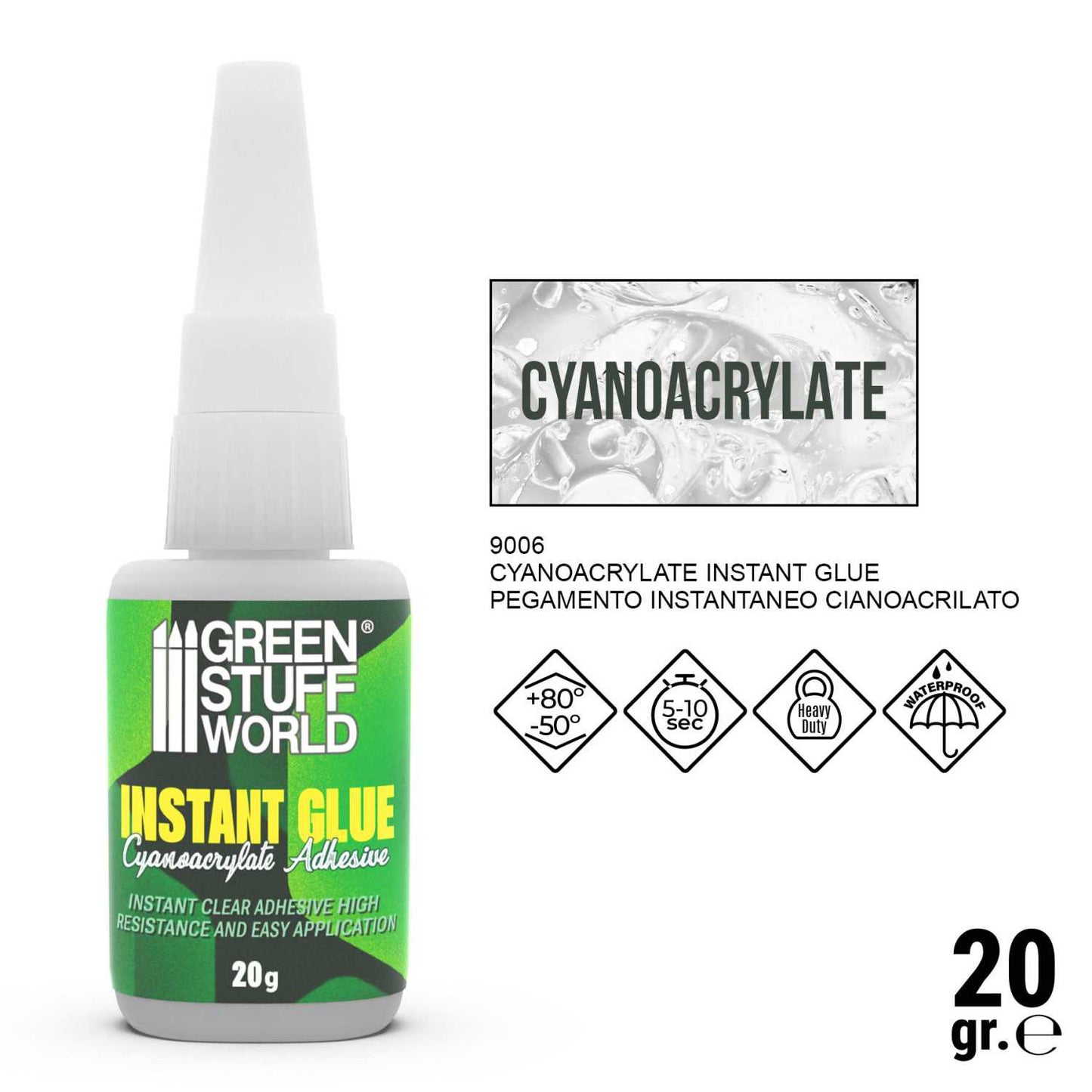 Pegamento Cianoacrilato 20gr