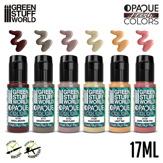 Set Pintura Opaca - Colores Carne