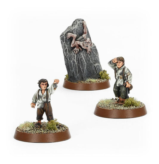Frodo Bolsón, Samsagaz Gamyi y Gollum