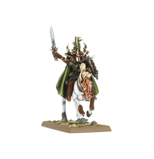 Noble Elfo Silvano en Corcel Élfico