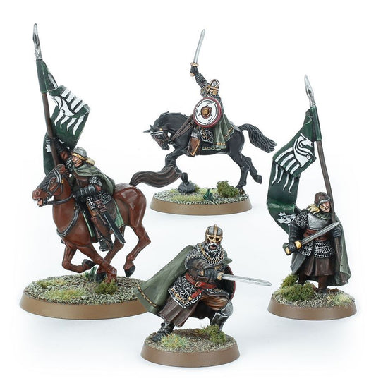 Comandantes de Rohan montados