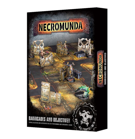 Barricadas y objetivos de Necromunda