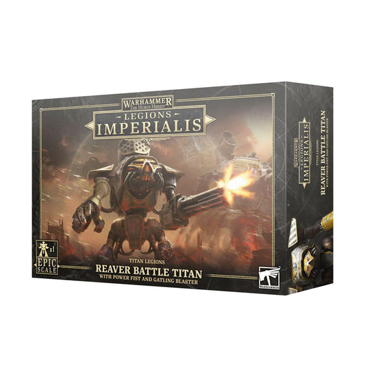 Titán de Batalla Reaver con Power First y Gatling Blaster