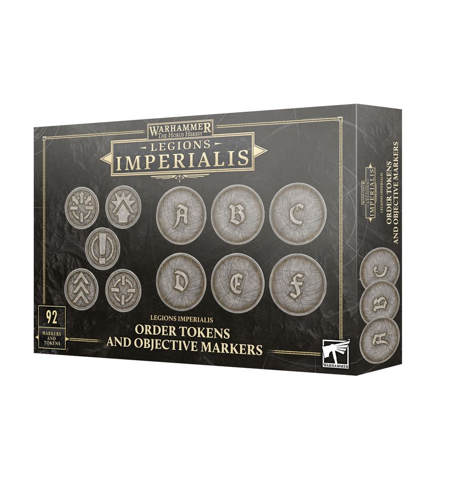 Legions Imperialis: fichas de orden y marcadores de objetivo