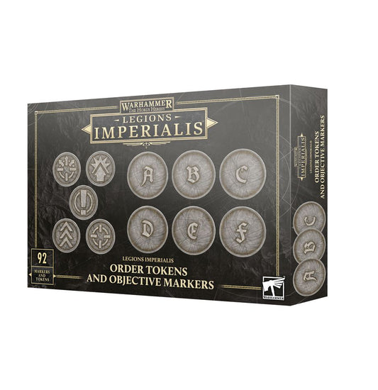 Legions Imperialis: fichas de orden y marcadores de objetivo