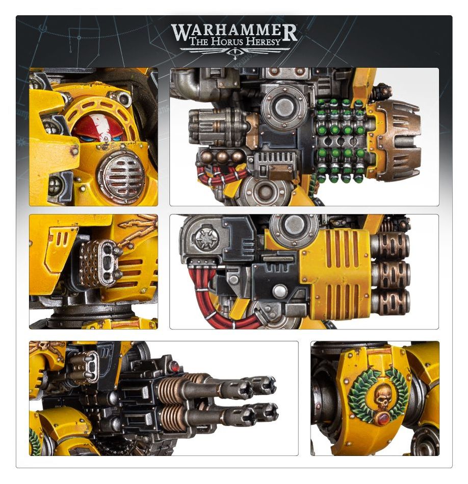Dreadnought de Asedio Leviathan con Armas a Distancia