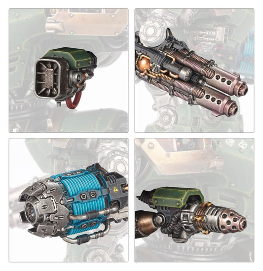 Dreadnought Saturnine Armamento - Configuración Chiron