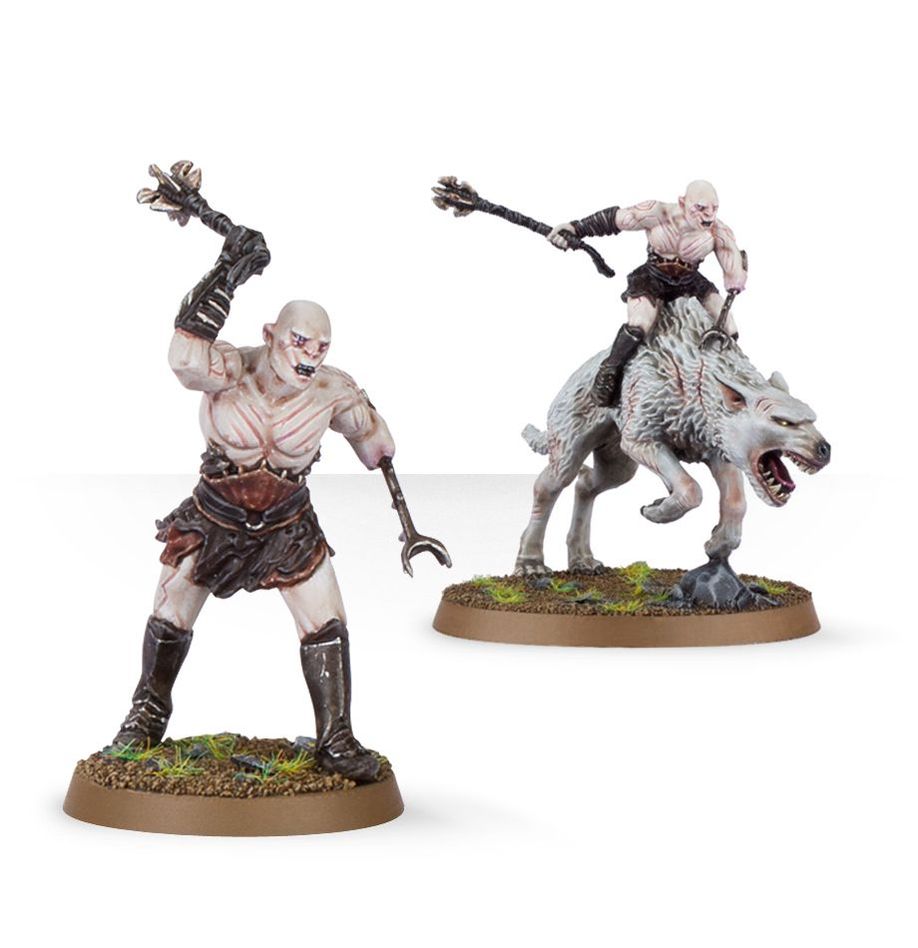 Azog, a pie y montado
