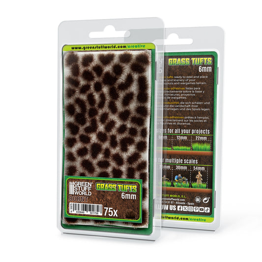 Matas Cesped - Tufts - 6 mm - Marron Quemado