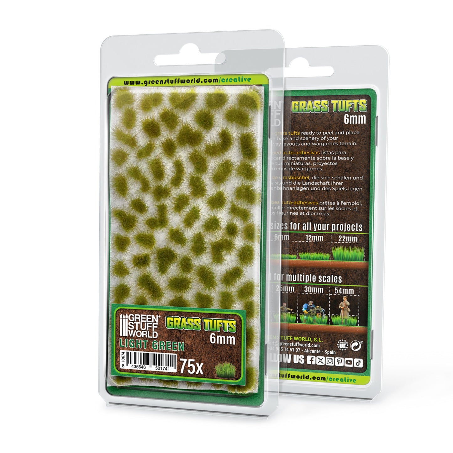Matas Cesped - Tufts - 6 mm - Verde Claro