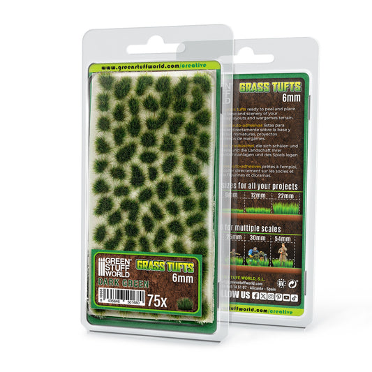 Matas Cesped - Tufts - 6 mm - Verde Oscuro