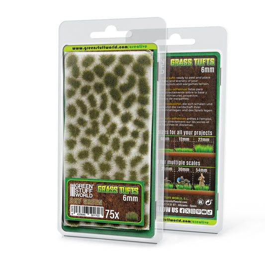 Matas Cesped - Tufts - 6 mm - Verde Seco