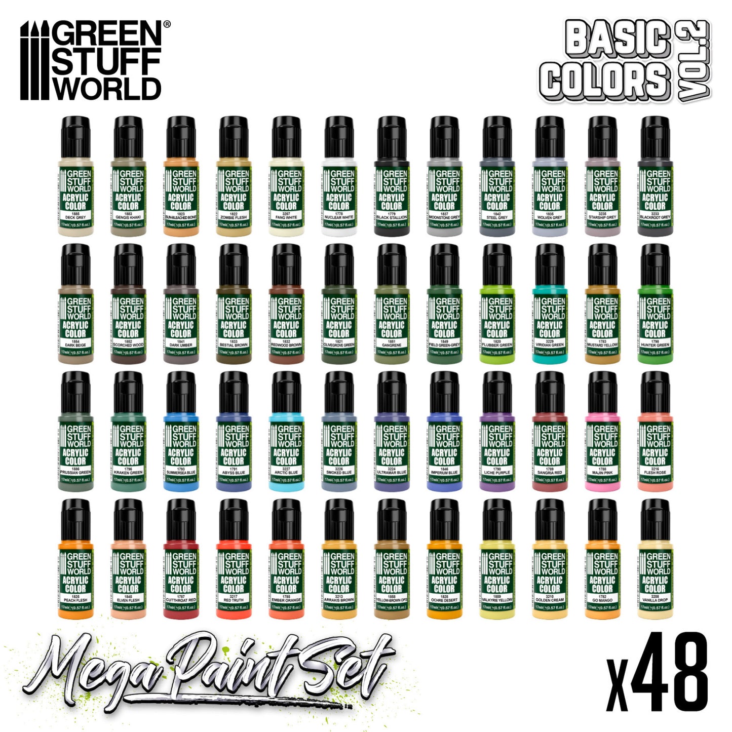 Mega Set de Pintura - Colores Básico Vol. 2.0