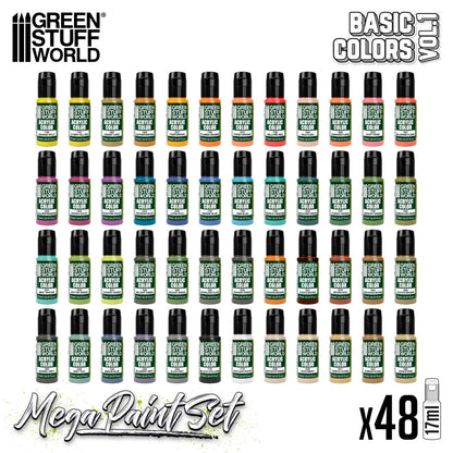 Mega Set de Pintura - Colores Básico Vol.1.0