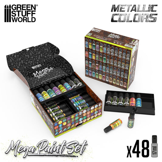 Mega Set de Pinturas Metalicas