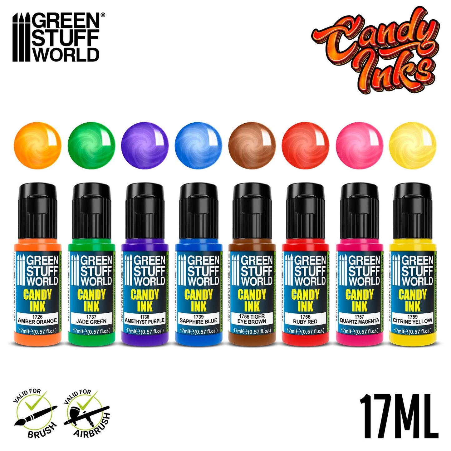 Set 8x Tintas Candy
