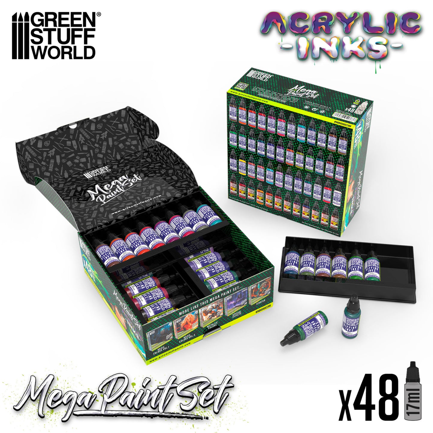 Mega Set de Tintas Acrílicas Dipping Inks