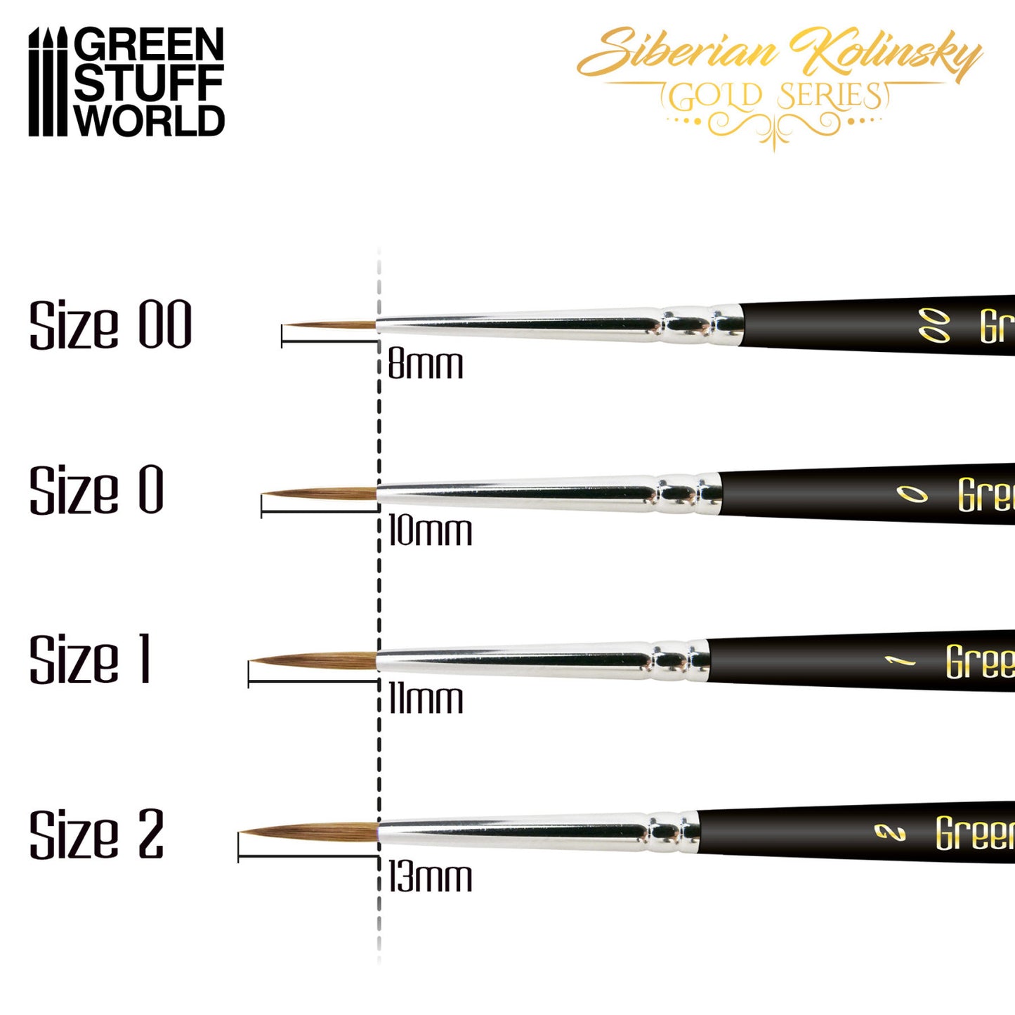 Set Pinceles Premium - GOLD SERIES