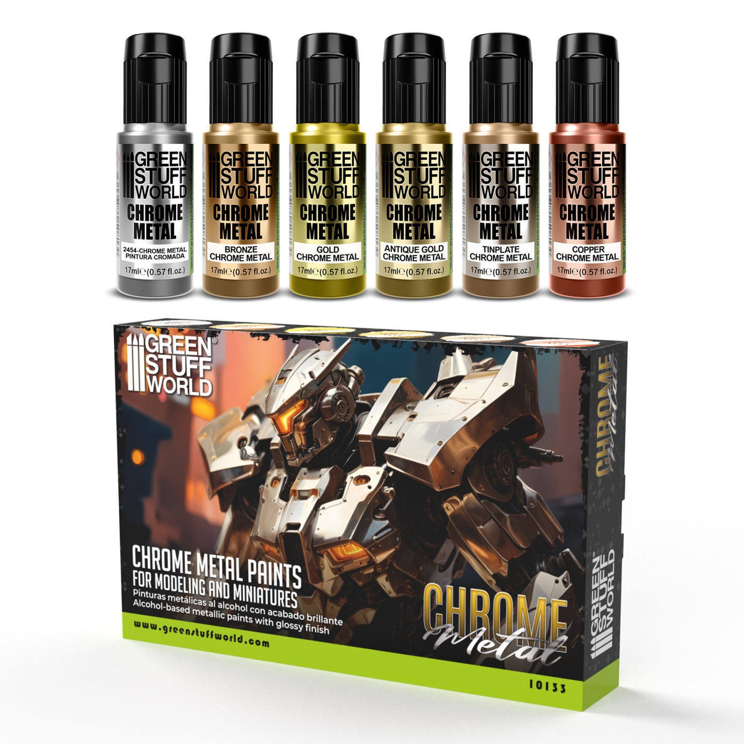 Set Pintura - CROMADOS