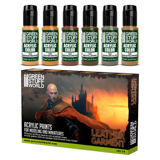Set Pintura - Marrones y cuero