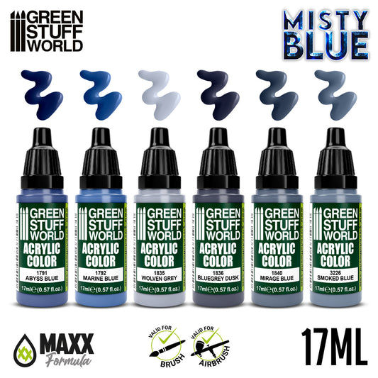 Set Pintura - Misty Blue