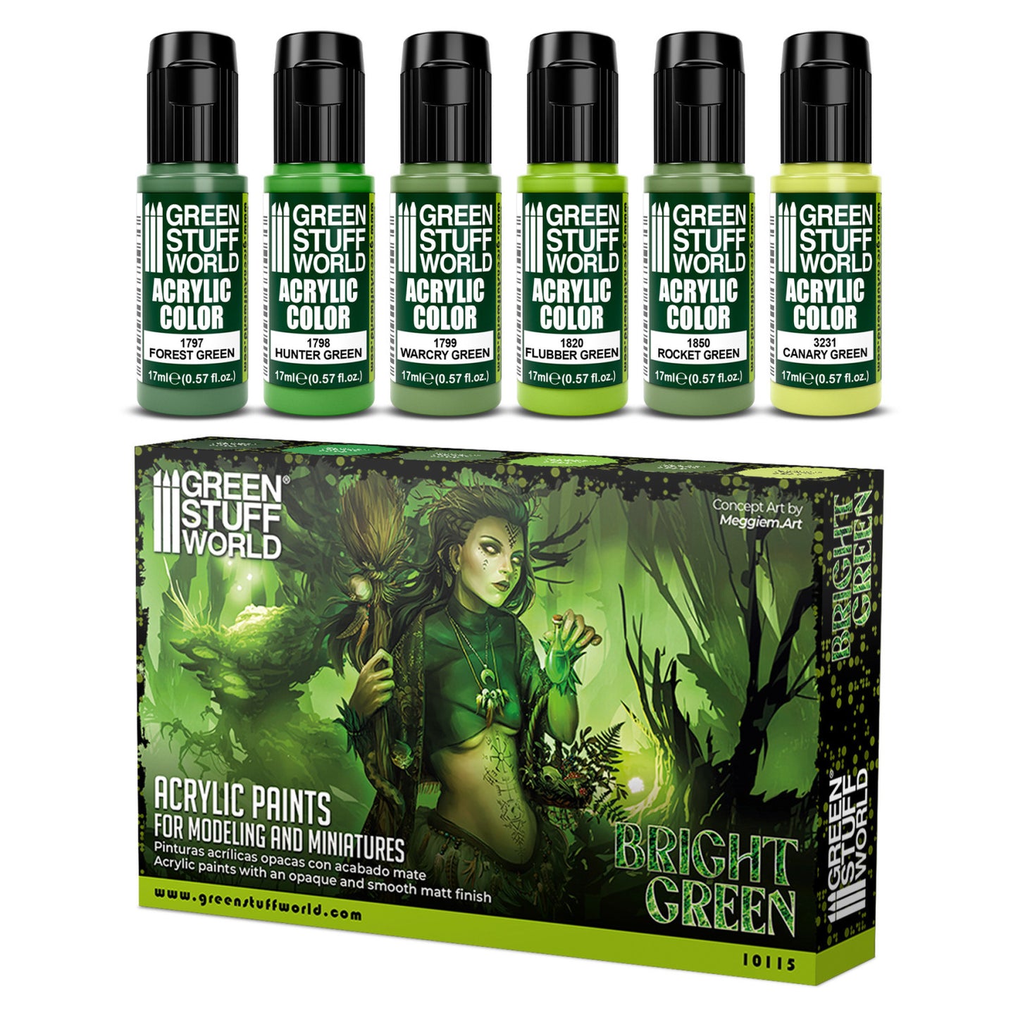 Set Pintura - Bright Green