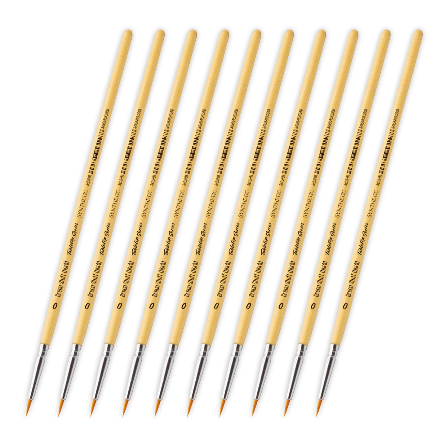 TABLETOP SERIES Set Pinceles Sinteticos 0 (Pack x10)