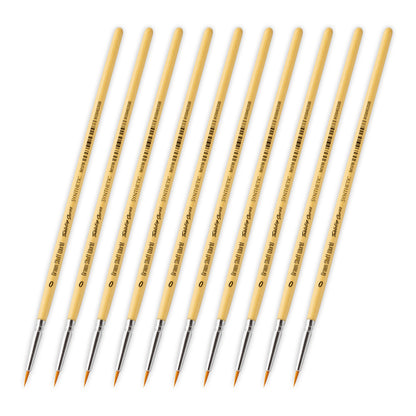 TABLETOP SERIES Set Pinceles Sinteticos 0 (Pack x10)
