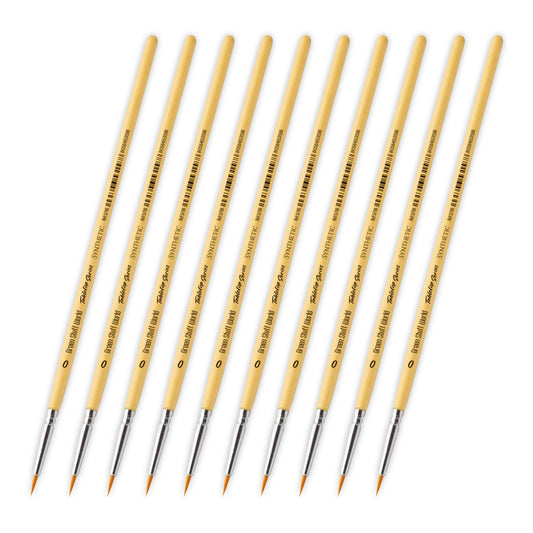TABLETOP SERIES Set Pinceles Sinteticos 0 (Pack x10)