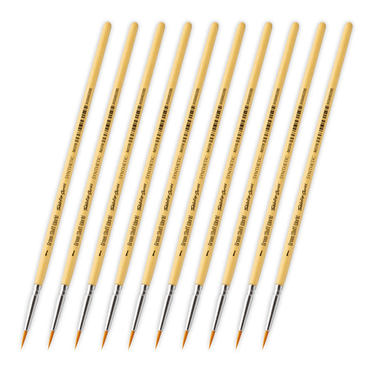 TABLETOP SERIES Set Pinceles Sinteticos 1 (Pack x10)