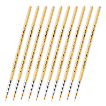 TABLETOP SERIES Set Pinceles Sinteticos 2 (Pack x10)