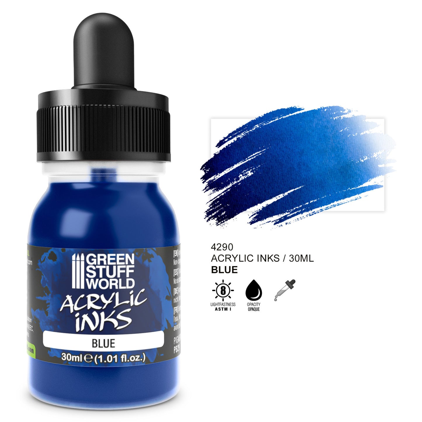 Tinta Acrilica Opaca - Azul